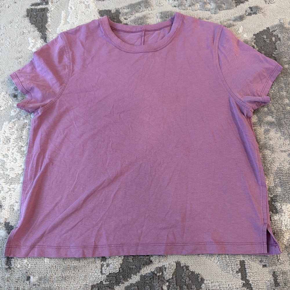 lululemon athletica Purple Short Sleeve Tee
